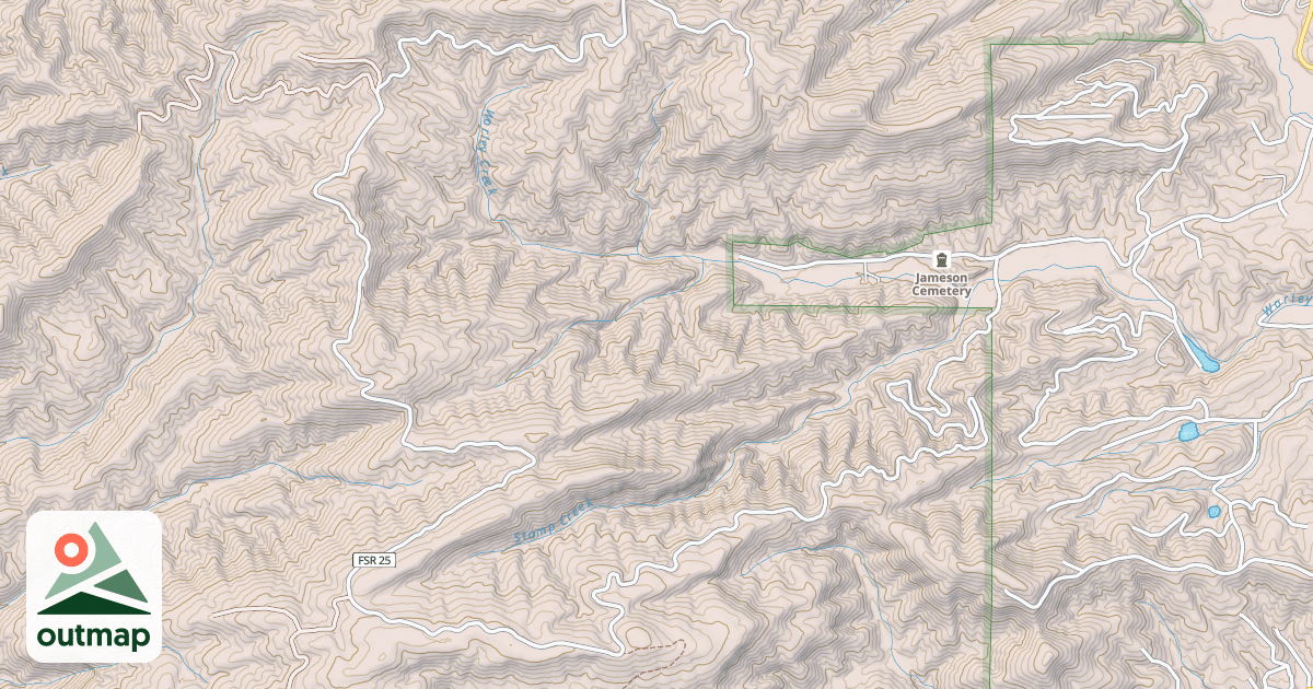 Map of STAMP CREEK