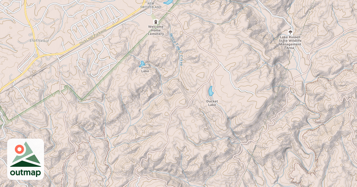 Map of GA MTN ORCHARD