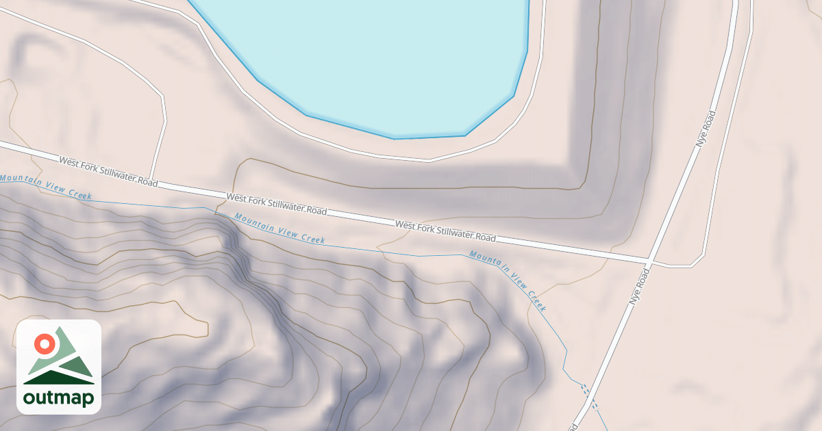 Map of WEST FORK STILLWATER