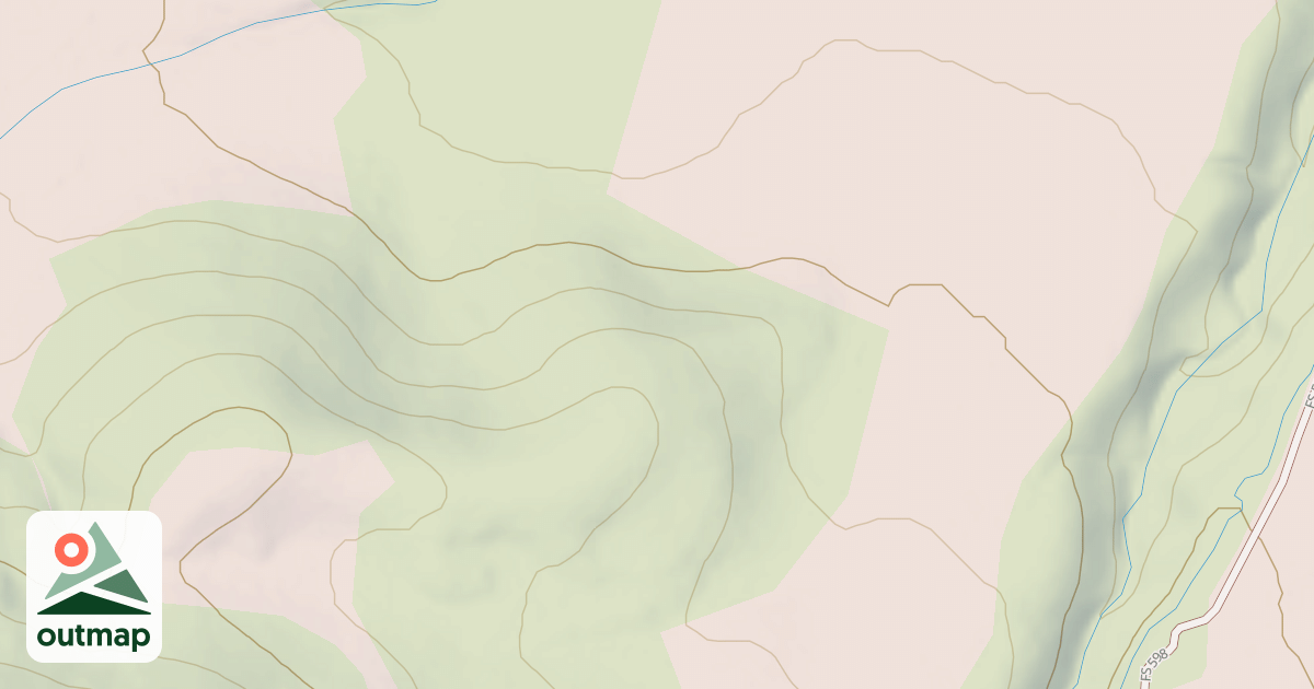 Map of SPRING CYN SPUR 1