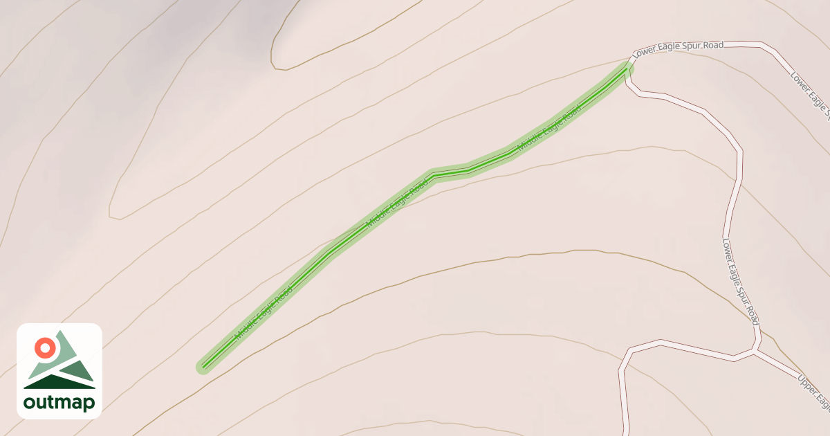 Map of Middle Eagle Road