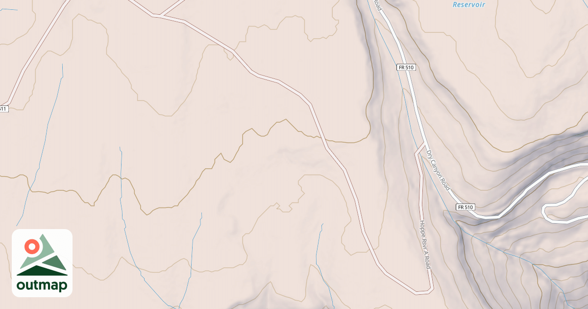 Map of HOPPE RSVR  A