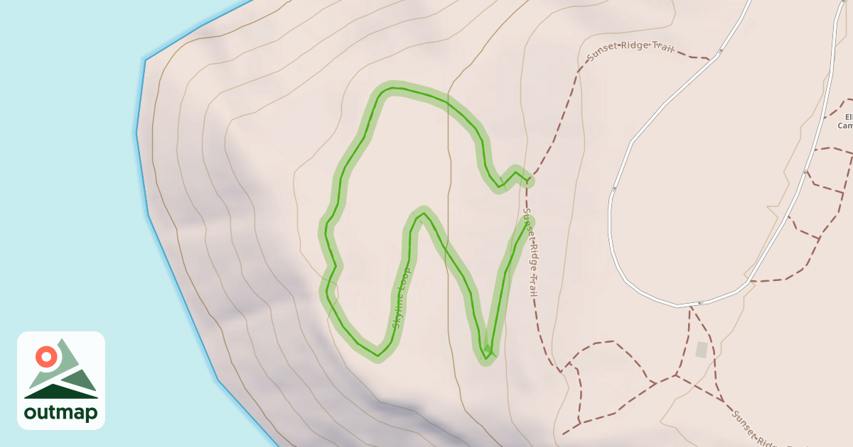 Map of Skyline Loop
