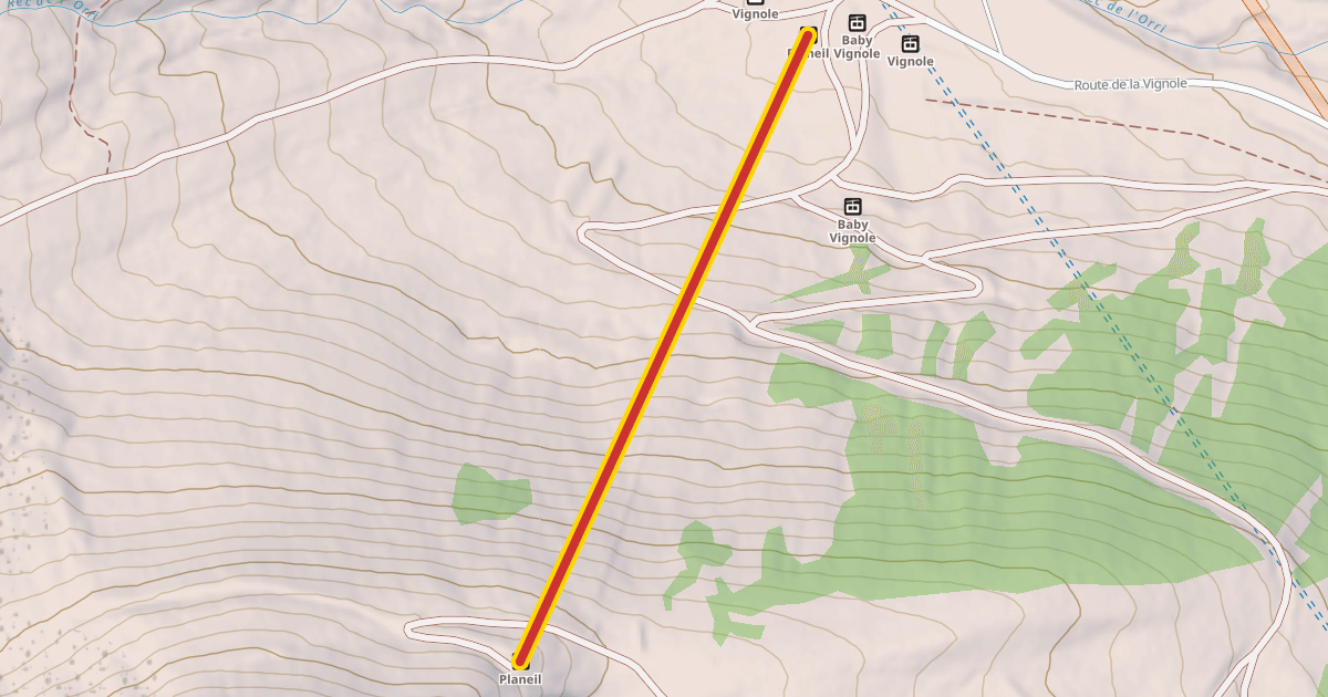 Map preview of Planeil