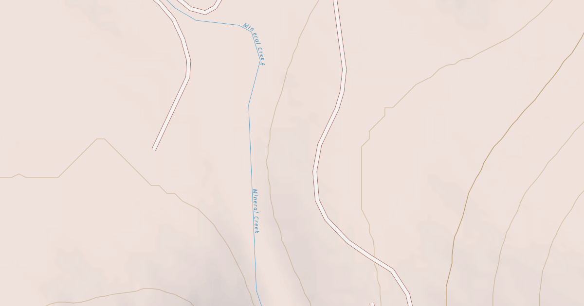 Map preview of Coal Creek Upper Road