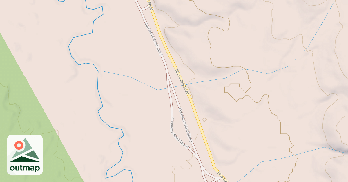 Map of CONNECTOR ROAD SPUR J