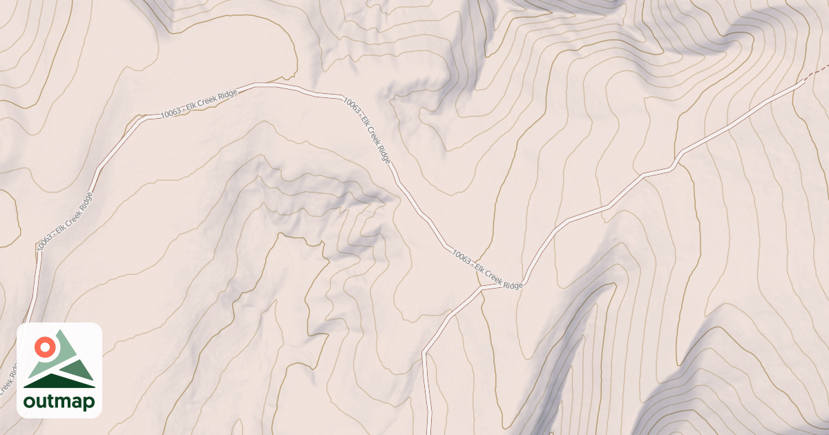 Map of ELK CREEK RIDGE
