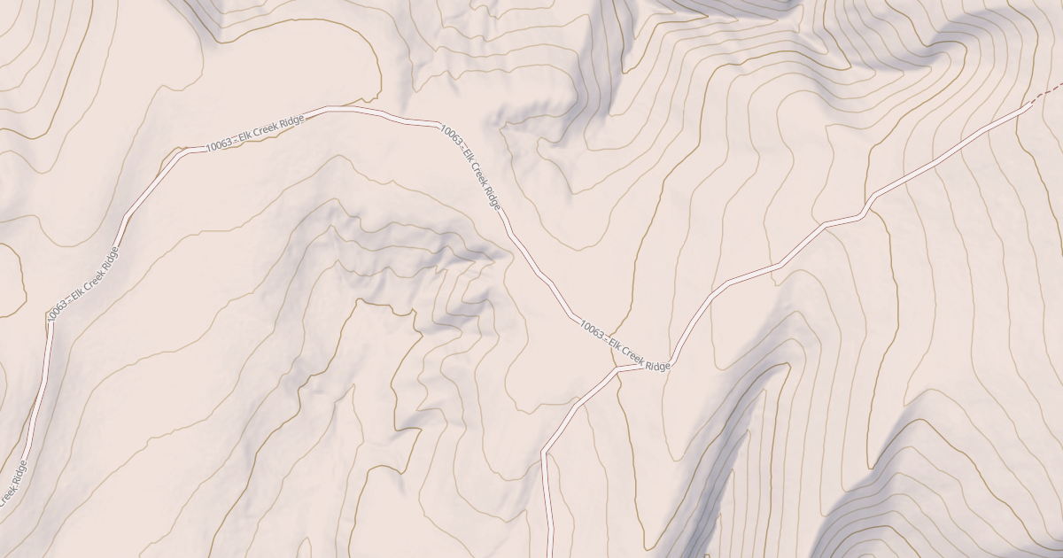 Map preview of ELK CREEK RIDGE