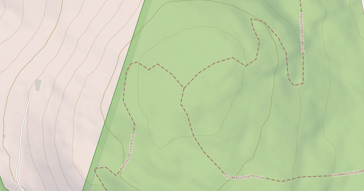 Map preview of Pine Mountain Trail