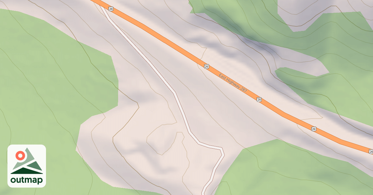 Map of FOUR MILE OVERLOOK