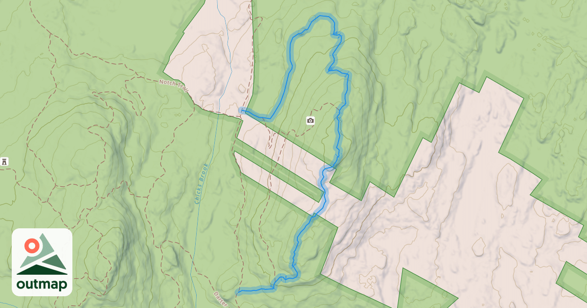 Map of Third Hill Trail