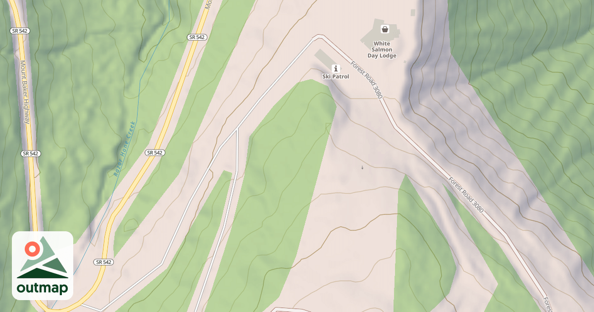 Map of SALMON RIDGE