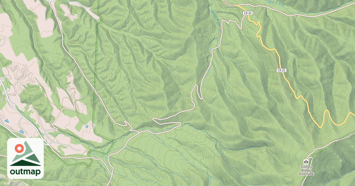 Map of STONEY RUN
