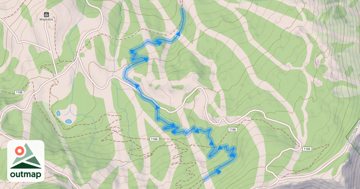 Map of Snake Pit Trail