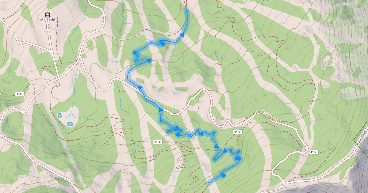 Map preview of Snake Pit Trail