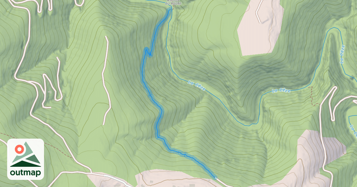 Map of Chemin du Moulin