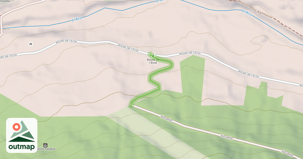 Map of Alouette
