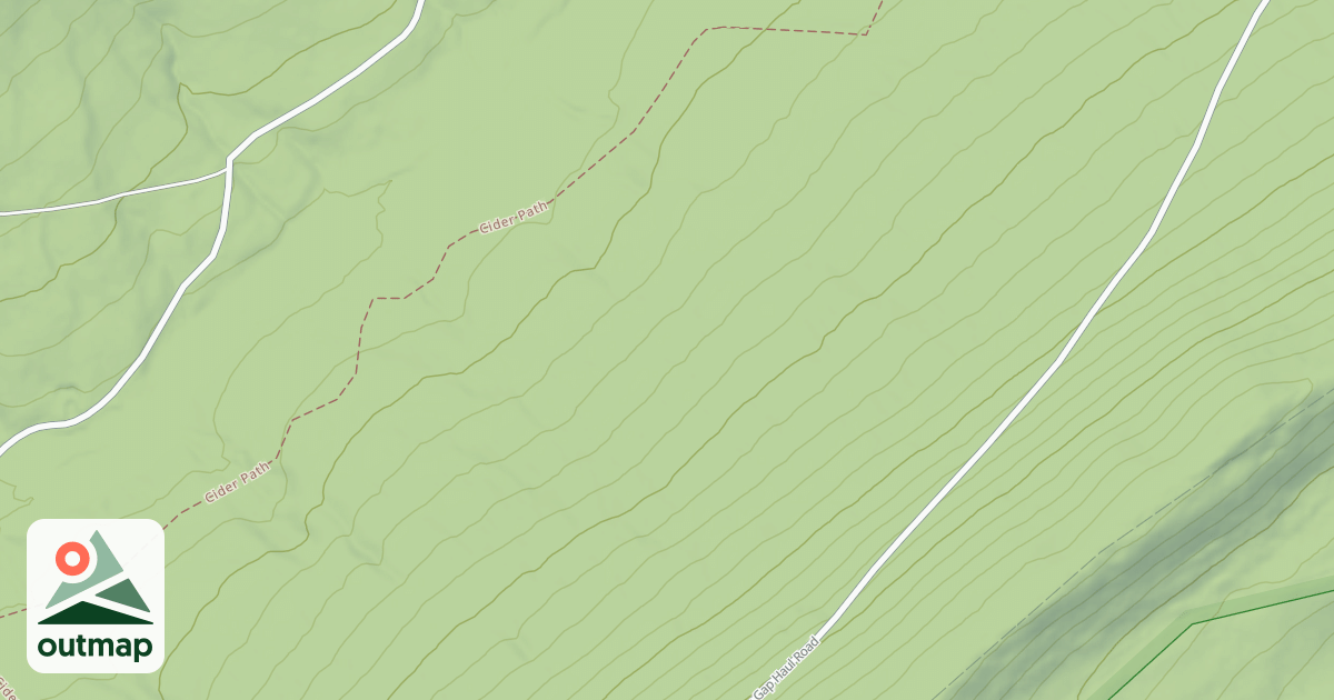 Map of Colonel Denning State Park and Tuscarora State Forest Trails