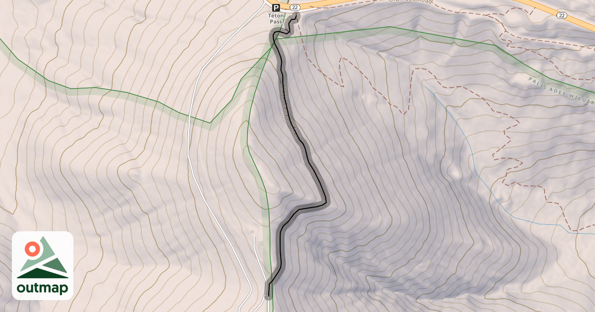 Map of Black Canyon Trail