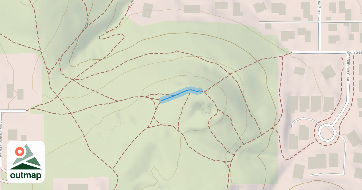 Map of Meatloaf Overlook Trail