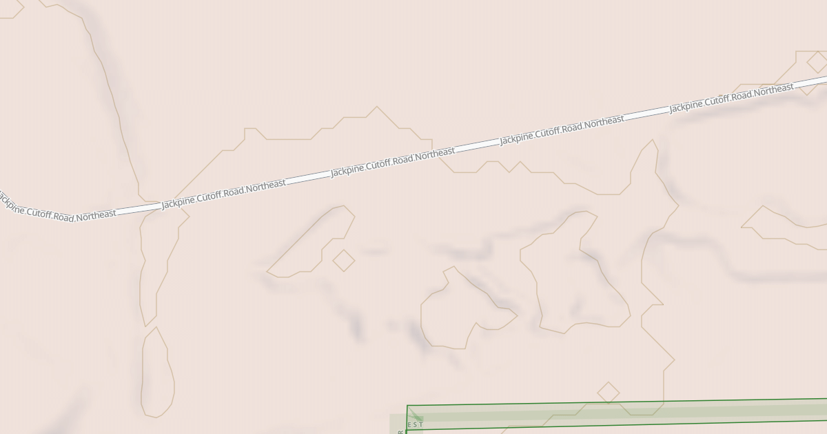 Map preview of JACKPINE CUTOFF SPUR 2572