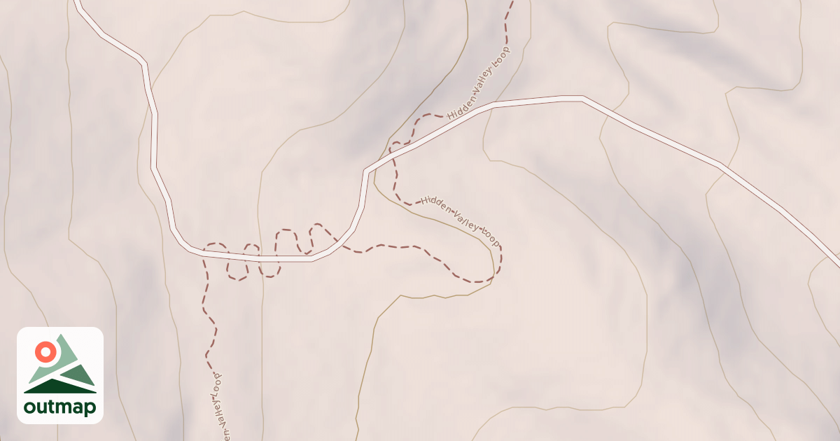Map of Hidden Valley Loop