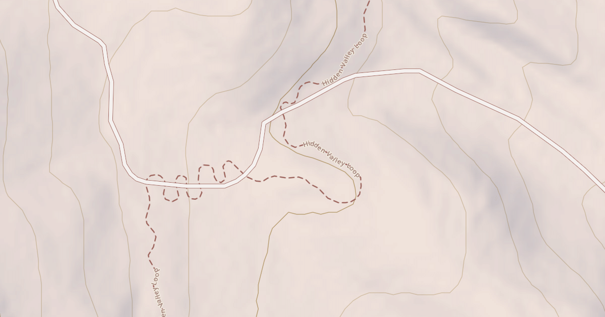 Map preview of Hidden Valley Loop