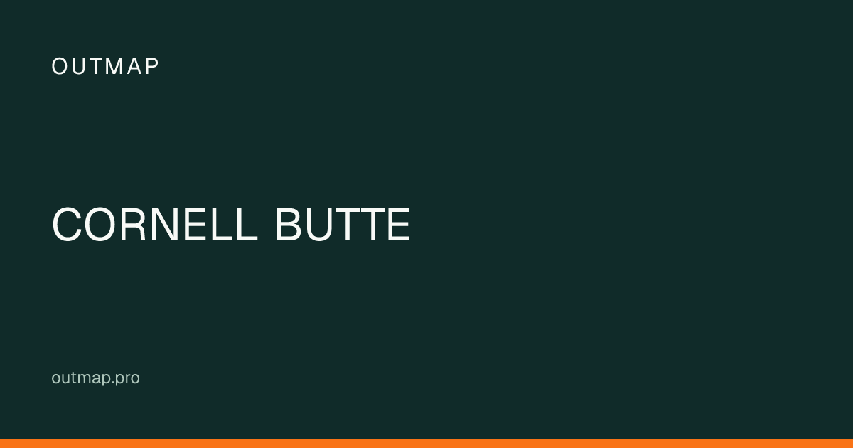 Map of CORNELL BUTTE