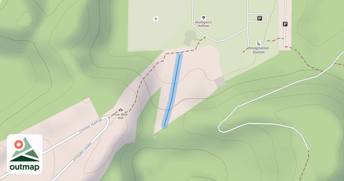 Map of Al's Run