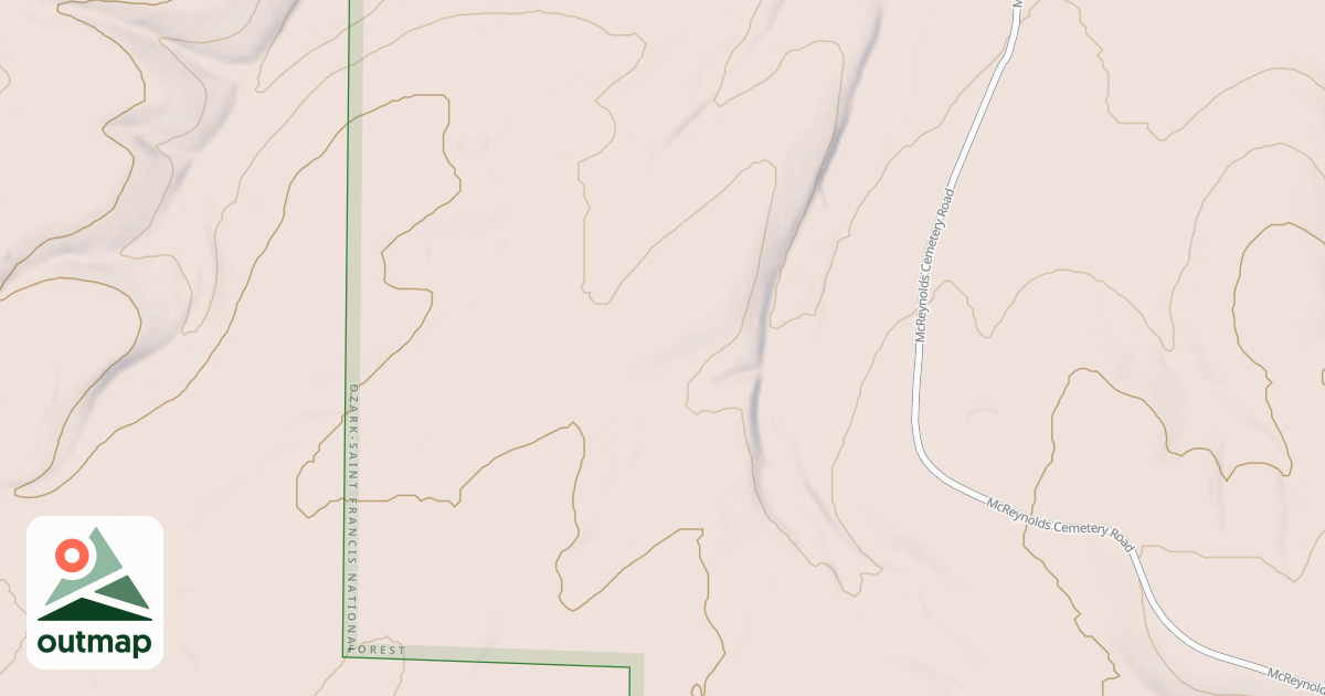 Map of CREEK FORK