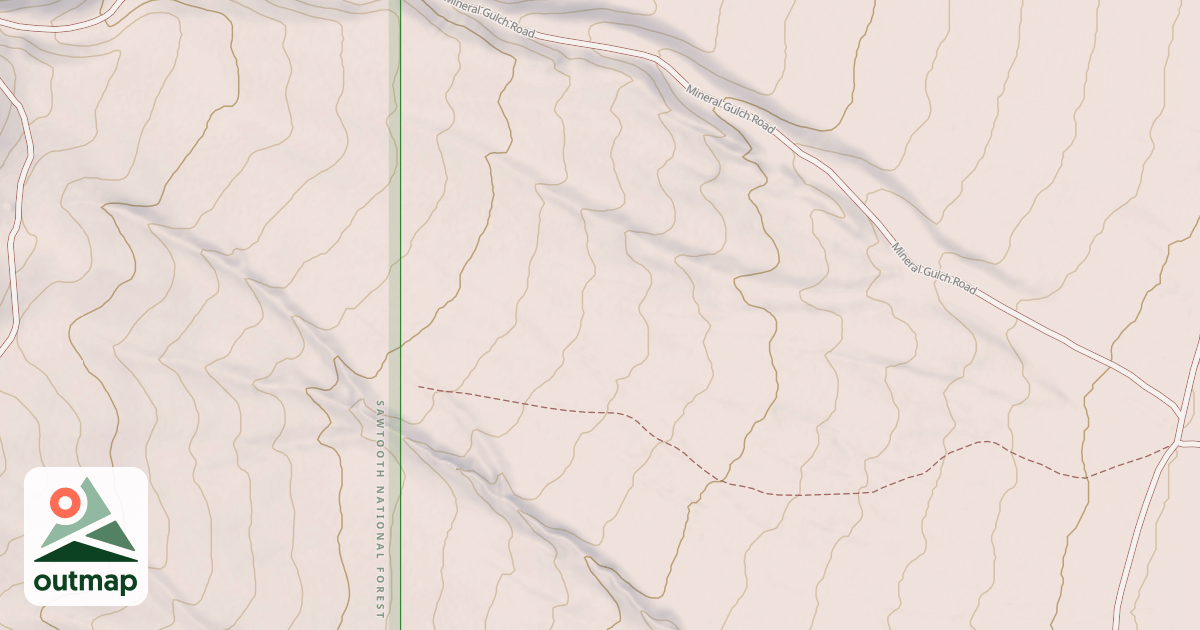 Map of NORTH HAZEL PINE