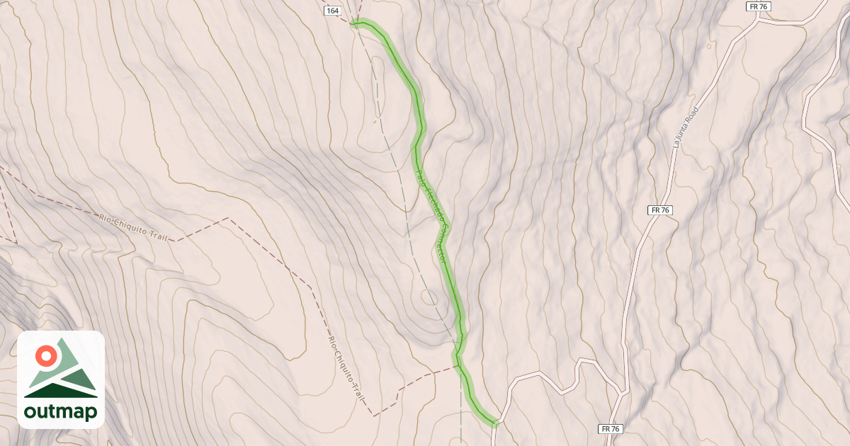 Map of Palo Flechado Connector