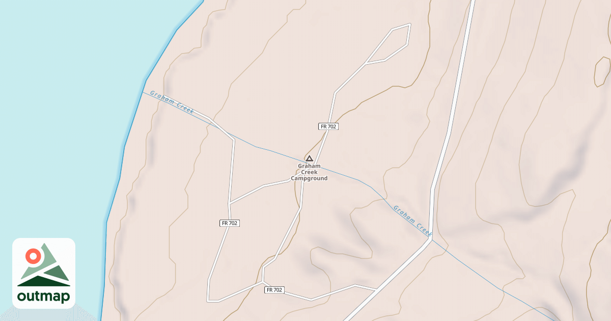 Map of GRAHAM CREEK CG