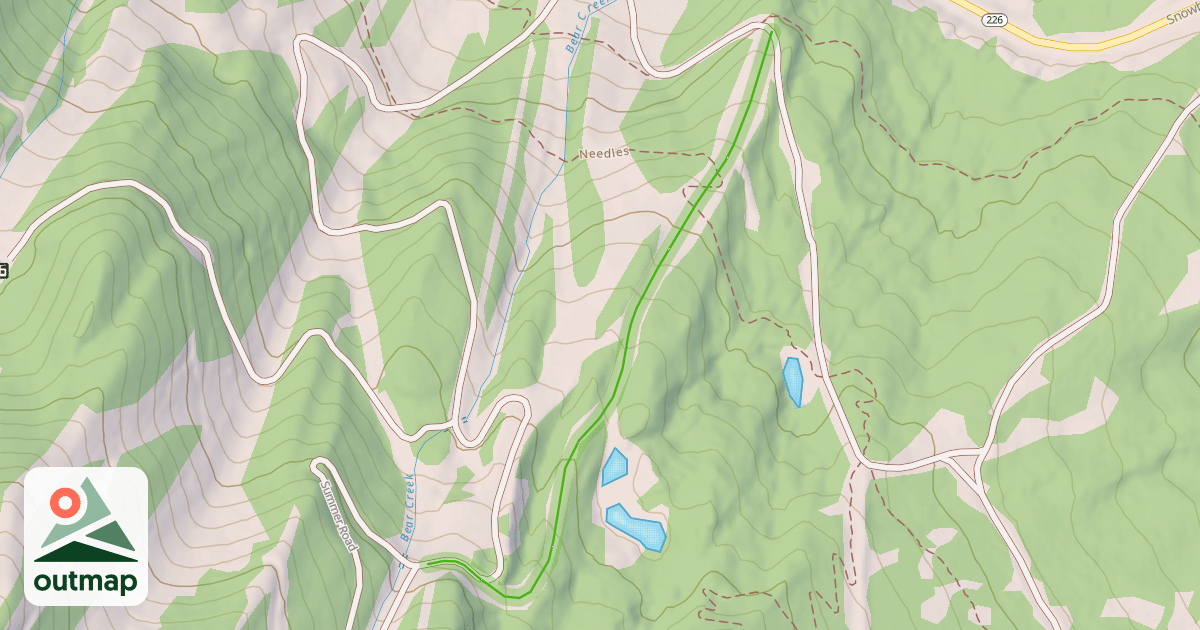 Map of Snowshoe