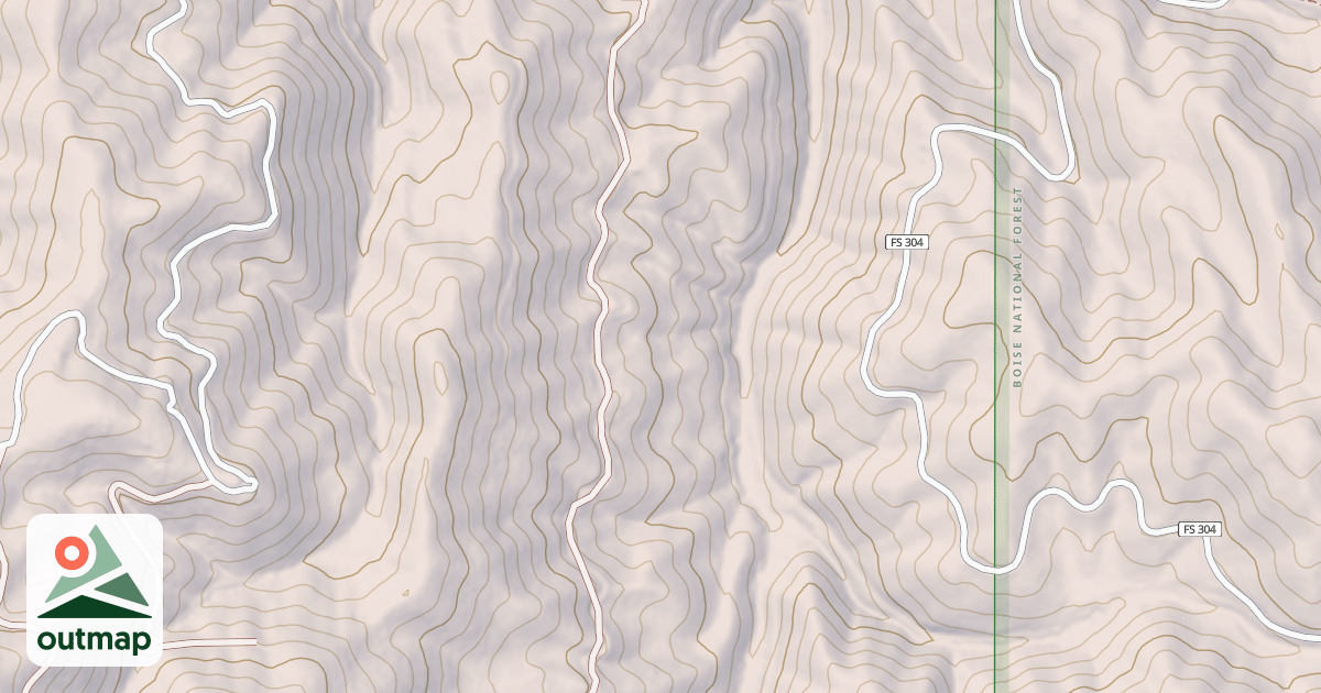 Map of 664