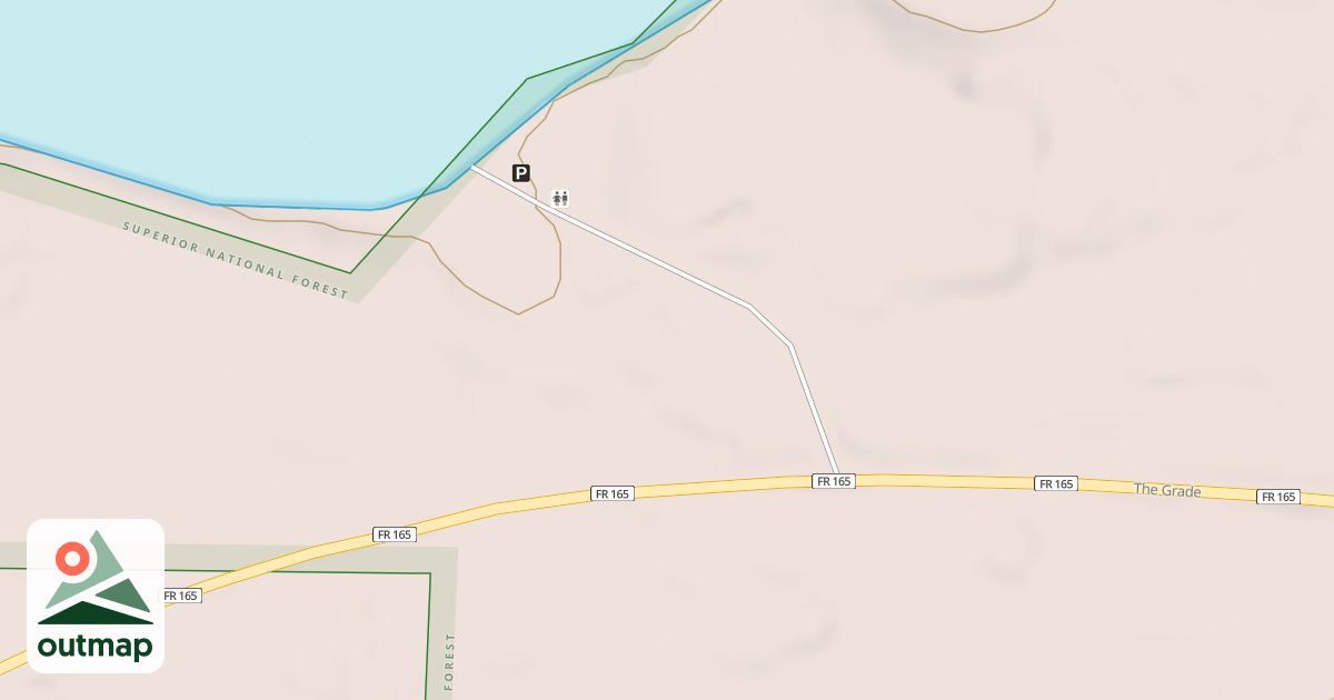 Map of CASCADE BOAT ACCESS