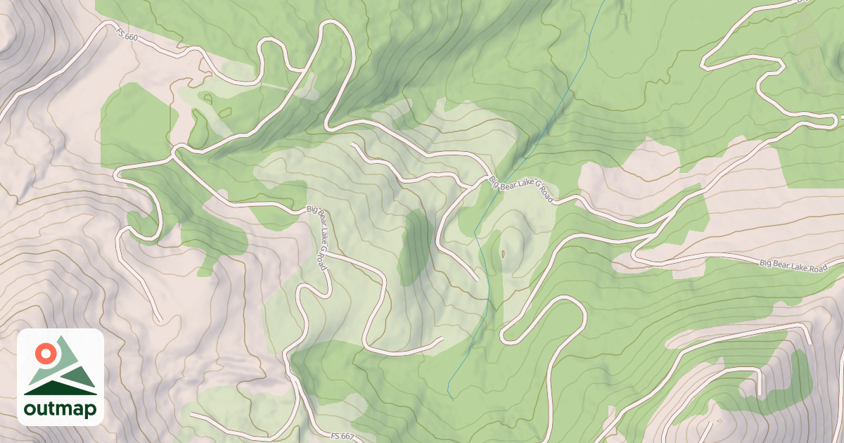 Map of BIG BEAR LAKE G