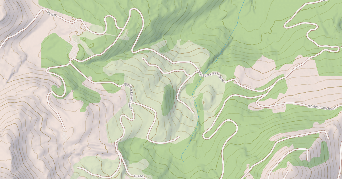 Map preview of BIG BEAR LAKE G