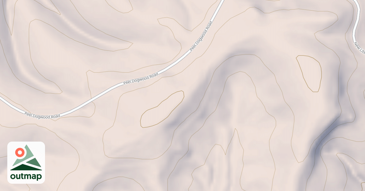 Map of LAUREL CLIFF