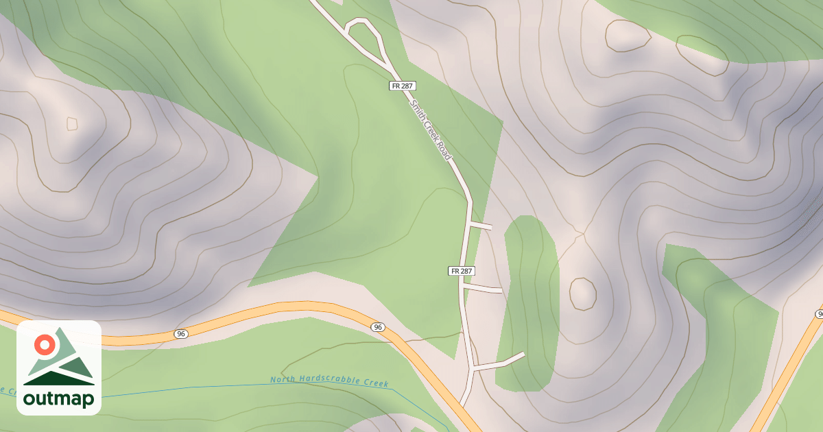 Map of SMITH CREEK