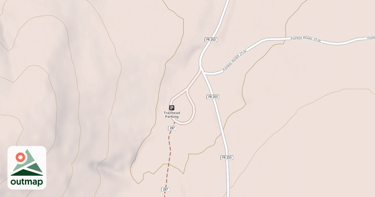 Map of USFS Motor Vehicle Use Map Roads {144B3B87-51E9-43B9-8BC0-7644721F54D1}