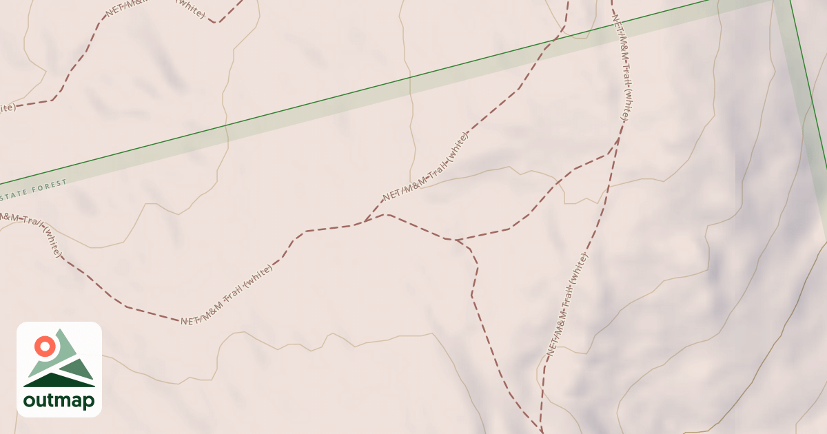 Map of Metacomet - Monadnock Trail