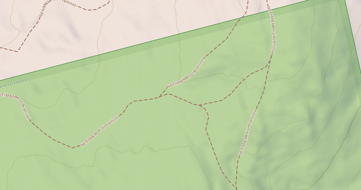 Map preview of Metacomet - Monadnock Trail
