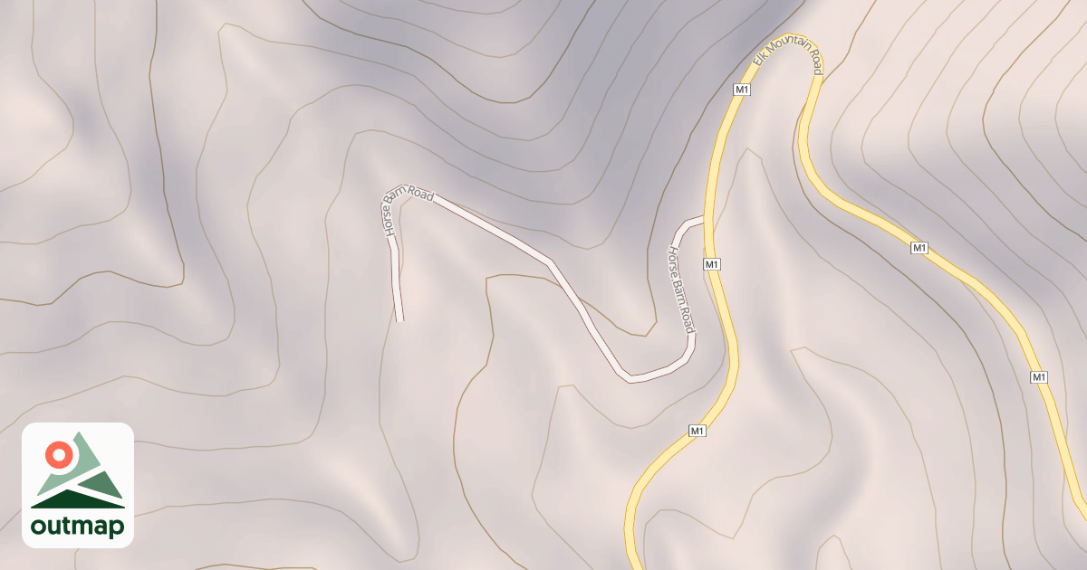 Map of HORSE BARN