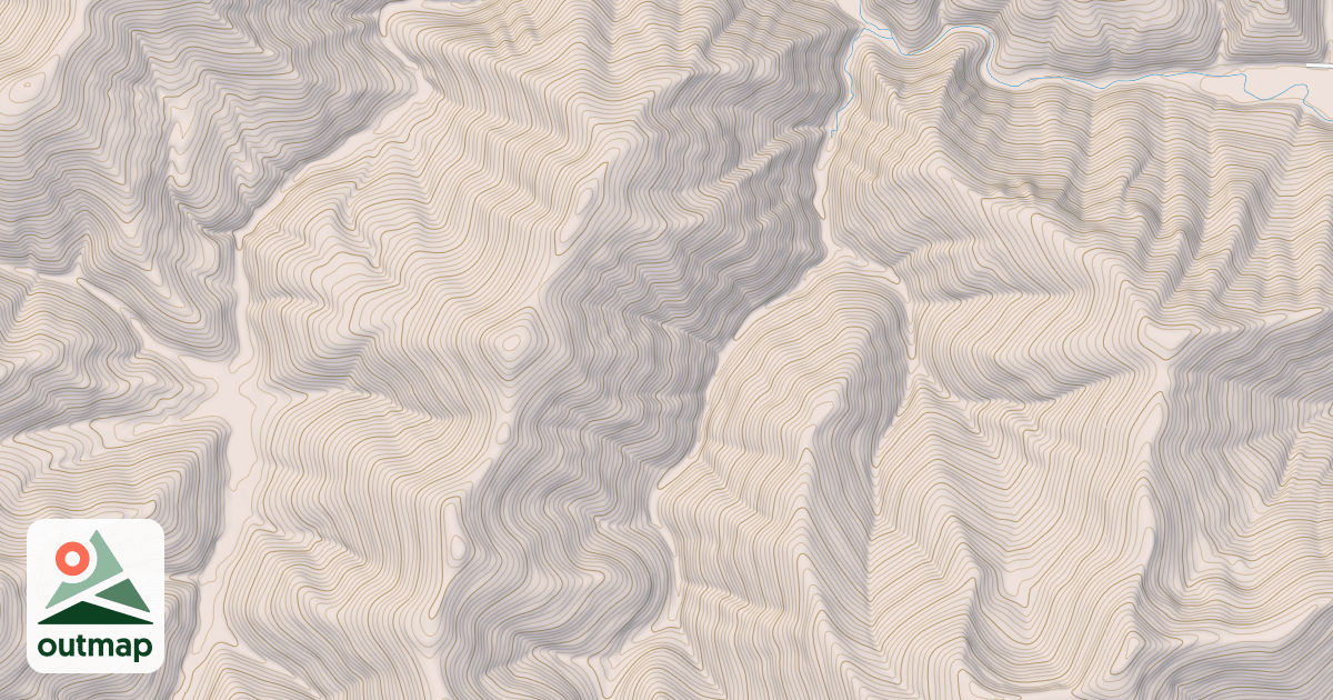 Map of Flume Creek