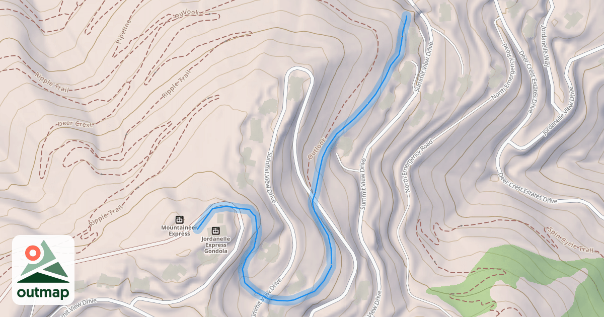 Map of Crest Ridge