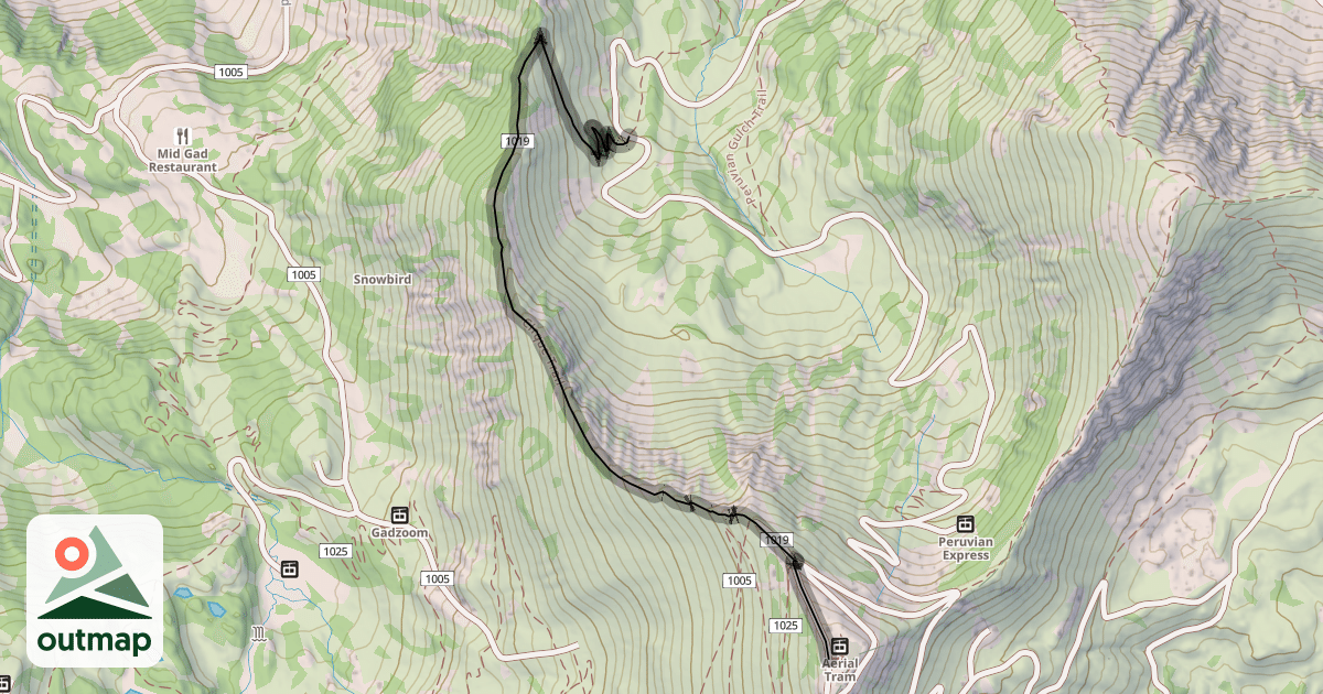 Map of Cirque Trail