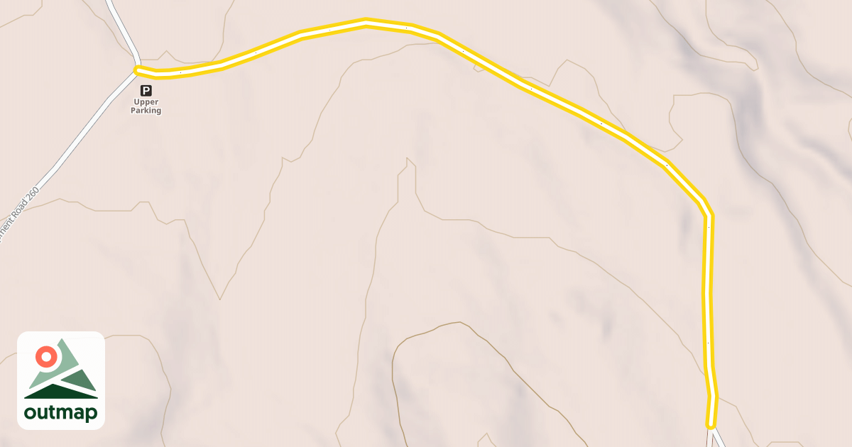 Map of Forest Road 3230