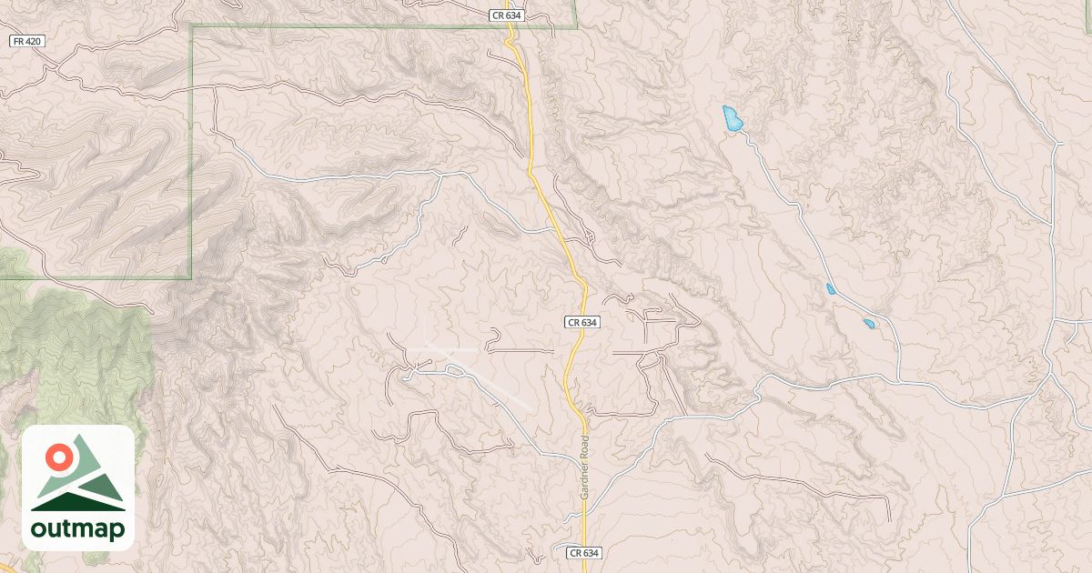 Map of GARDNER