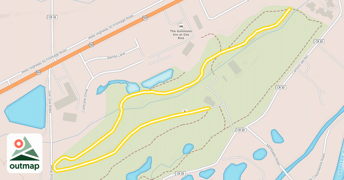 Map of Dos Rios Nordic